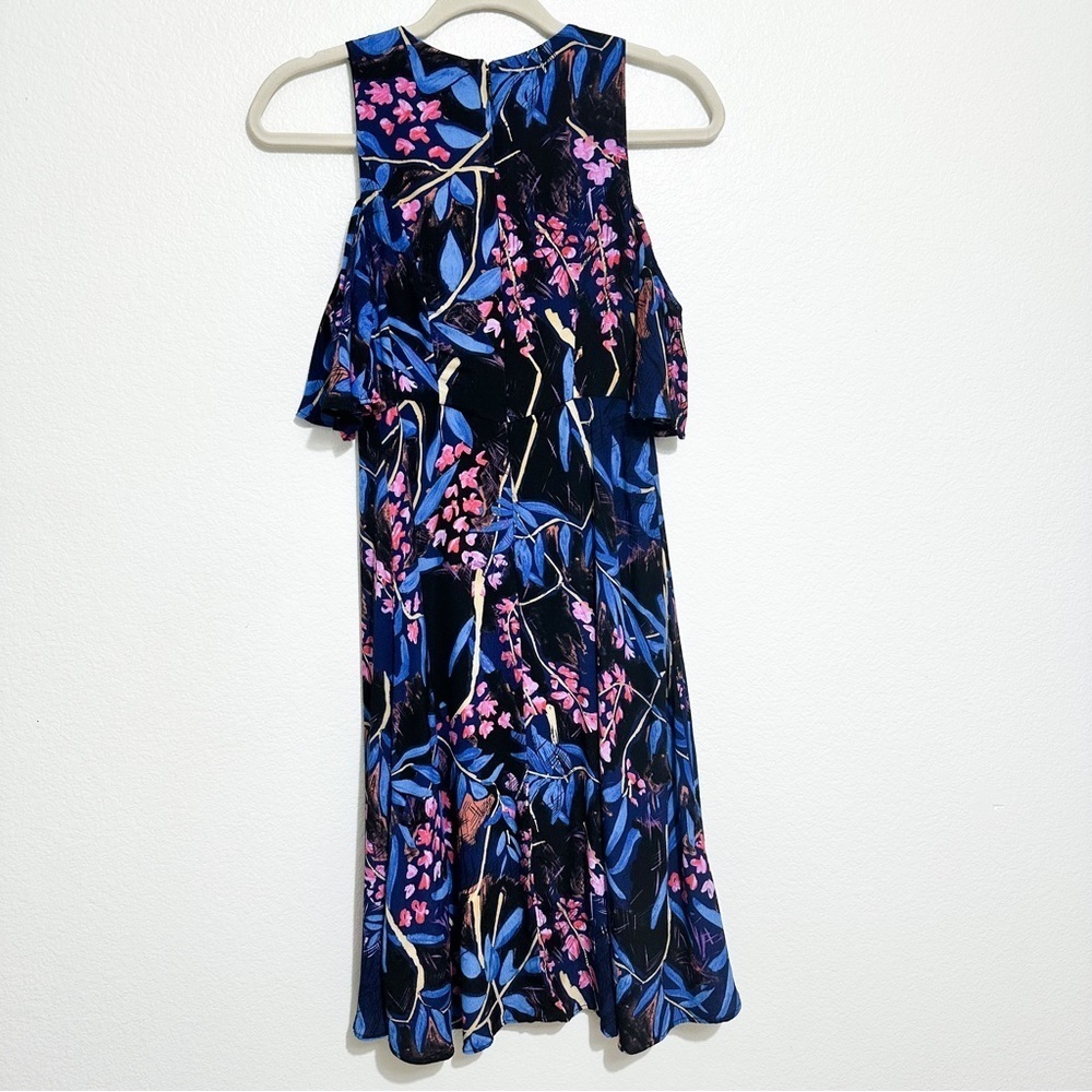 Maeve Elia Open Shoulder Floral Dress Size 0 - Picture 5 of 8